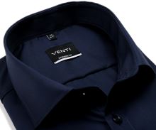 Venti Modern Fit Twill – tmavě modrá košile - extra prodloužený rukáv