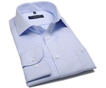 Casa Moda Comfort Fit Twill – luxusná svetlomodrá košeľa (1)