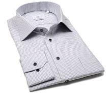 Eterna Comfort Fit Dynamic Cotton – košeľa s čierno-sivými kockami (1)