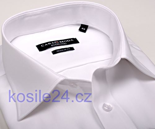 Casa Moda Comfort Fit – bílá košile - prodloužený rukáv