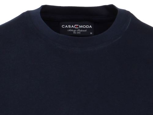 Tmavě modré tričko Casa Moda – kulatý výstřih