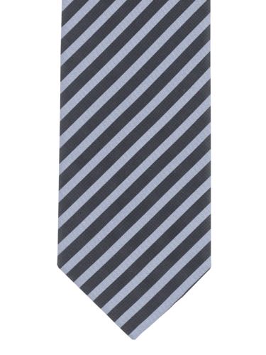 Slim kravata Olymp - světle modrá s tmavým proužkem