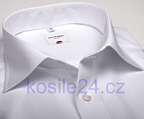 Olymp Luxor Comfort Fit - biela košeľa - krátky rukáv
