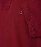 Polo tričko Casa Moda – tmavě červené tričko s límečkem (3)